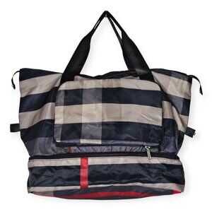 Bag Dai | Foldable Travel Bag | Unisex | One Size | Plaid Oxford Cloth | Wet/Dry